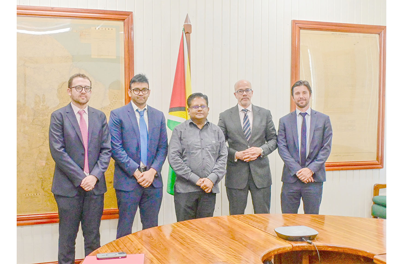 Ashni Minister in the Office of the President with Responsibility for Finance, Dr. Ashni Singh, along with other stakeholders from Citi