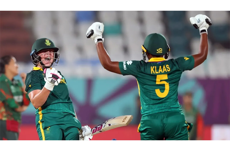 South Africa survives scare to beat  Bangladesh at Women’s World Cup