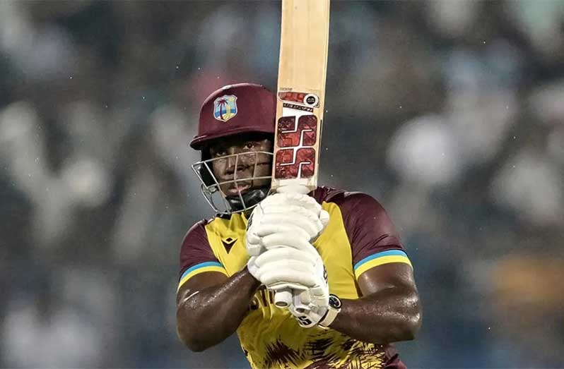 Rovman Powell helped revive West Indies' innings • AFP/Getty Images