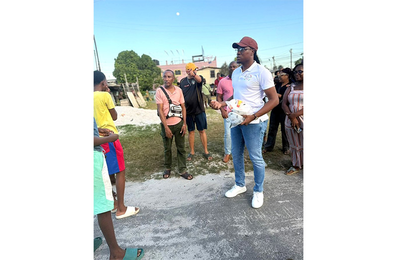 Minister Jacobs, Assistant Director of Sport Wilson visit West Ruimveldt