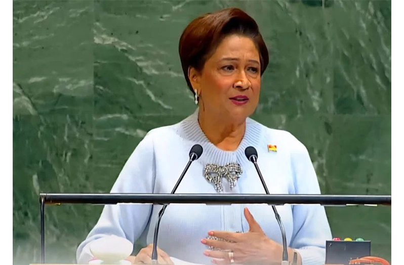 Trinidad and Tobago’s Prime Minister Kamla Persad-Bissessar