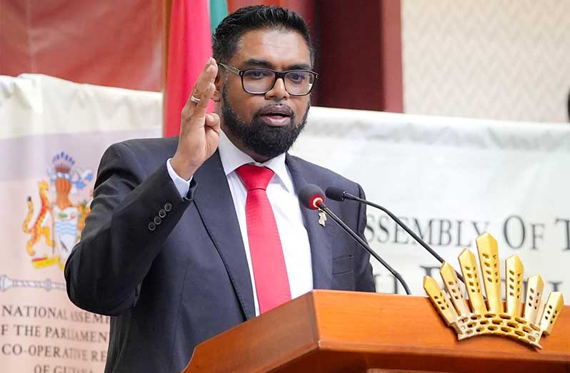 President Dr. Irfaan Ali