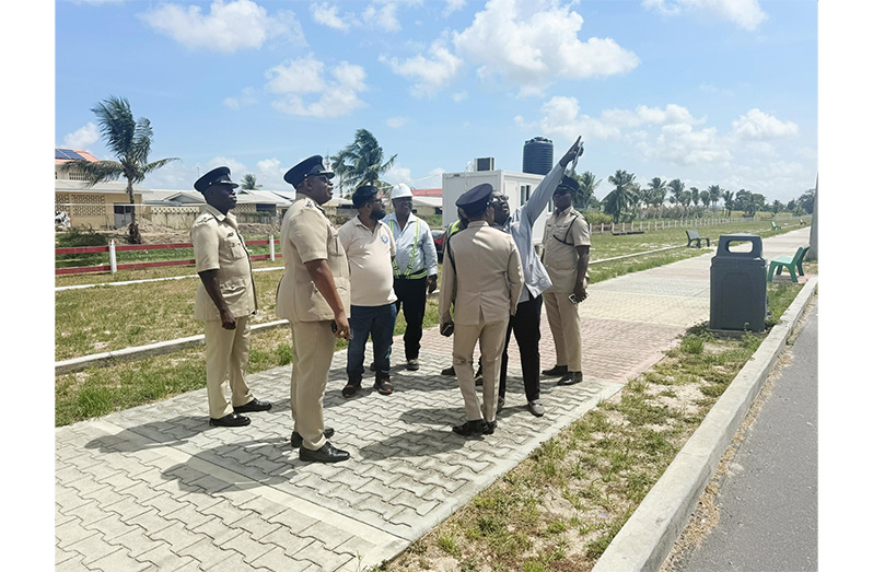 An important part of the meeting involved planning for the relocation of Police Outposts at Albert and Lamaha Streets and Vlissengen Road and Lamaha Street