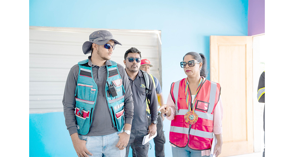 Education Minister Sonia Parag on Sunday visited $2.6B Hosororo Secondary School which is expected to be completed by January 24, 2026. One teaching block will be ready for intake within two weeks (MoE photos)