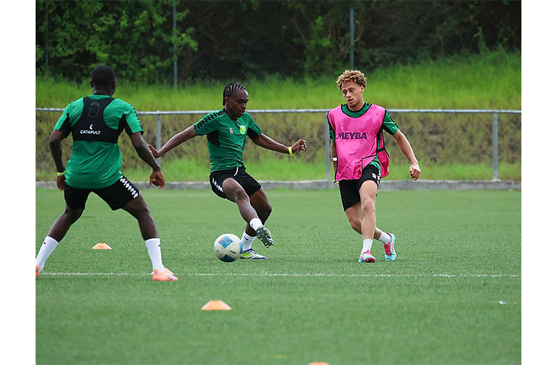 Golden Jaguars train in Antigua and Barbuda