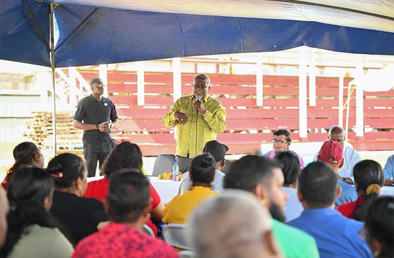 President, Cabinet pulled 24-hour shift in Berbice outreach