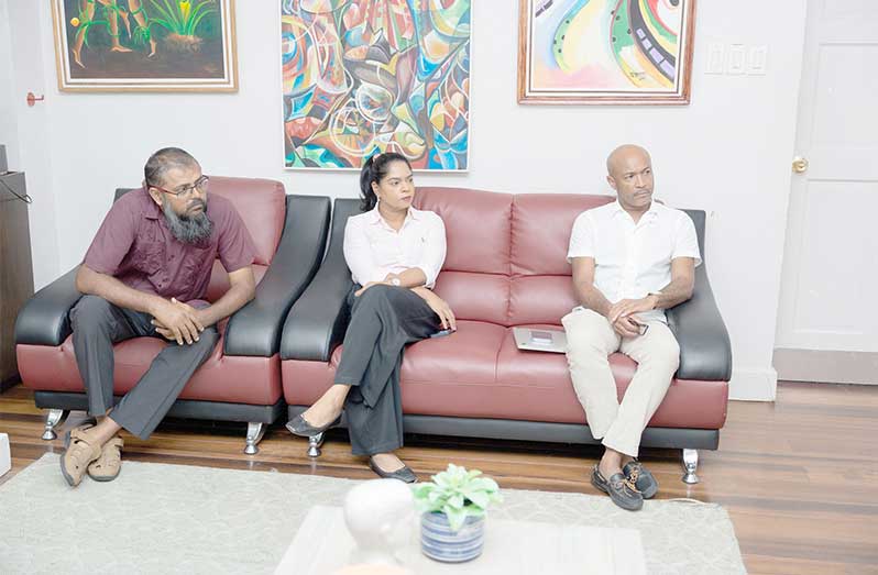 Minister of Education, Sonia Parag, meets with GCOPD Head, Ganesh Singh, to discuss the continuation and expansion of the Remedial Education Programme for persons with special needs