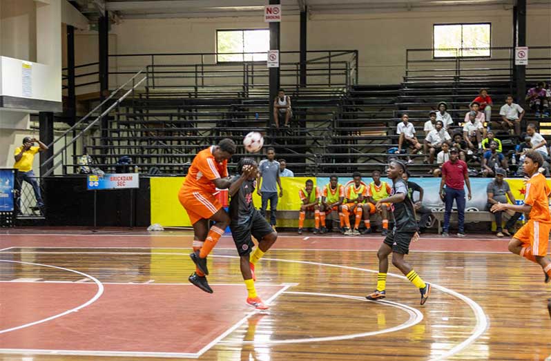 President’s Futsal Championship school boys’ segment…Big wins for St Stanislaus College, West Ruimveldt