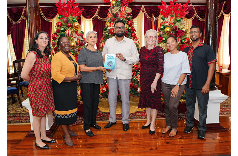 President, Dr Irfaan Ali recently received a visit from the Bahá’í National Spiritual Assembly of Guyana