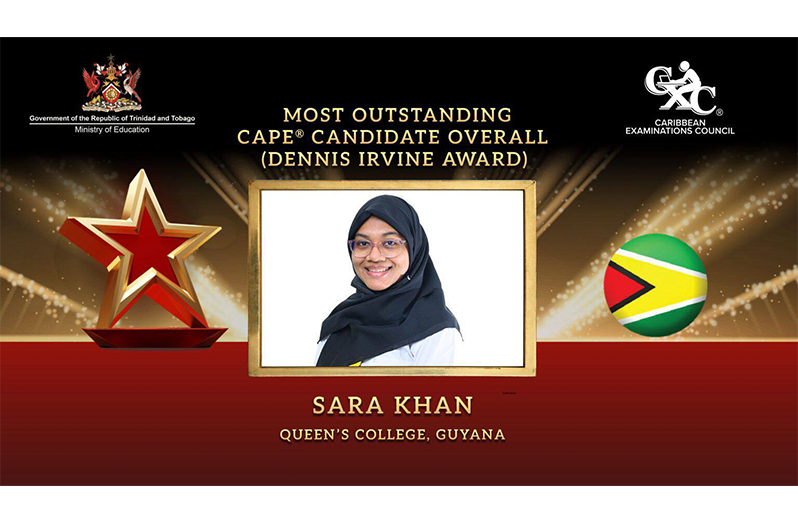 Five Guyanese secure top honours at CXC regional awards