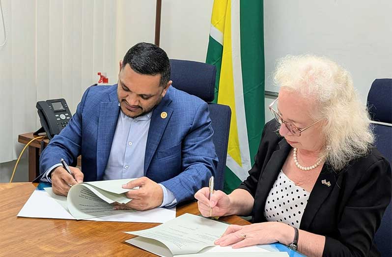 Guyana, UK sign MoU to deepen cooperation on forest governance, advance sustainable development