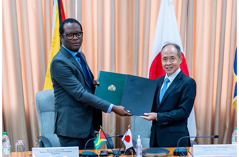 Guyana, Japan sign $7.2B agreement to enhance EBD water infrastructure