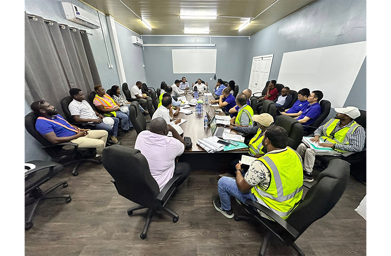 Ministers inspect progress on Palmyra-Moleson creek highway expansion