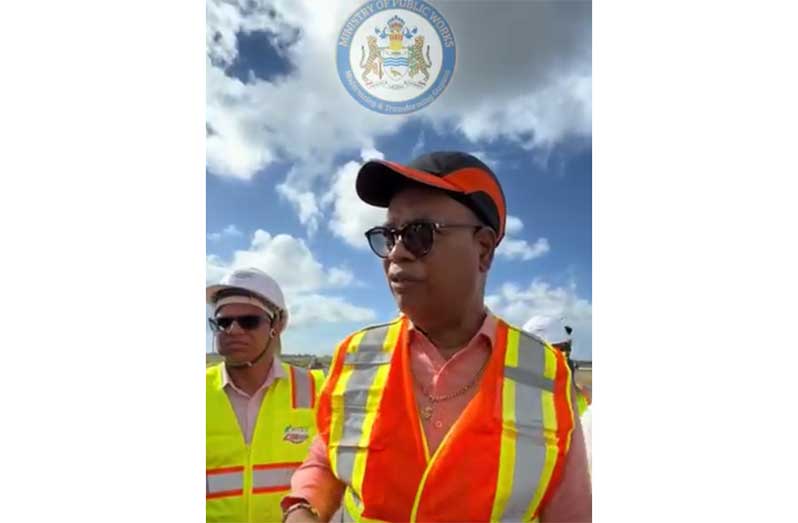 Minister Edghill warns developers against unsafe use of Ogle-Eccles interlink