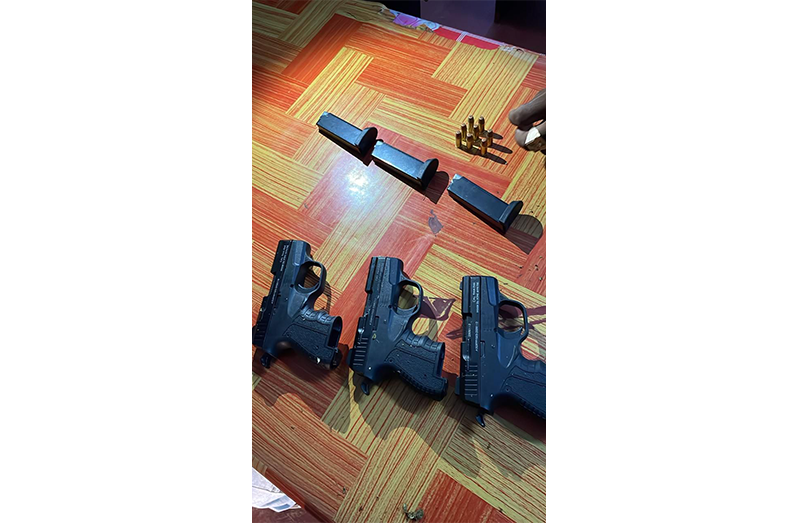 Two arrested following discovery of cannabis, guns, ‘ammo’ in parked lorry