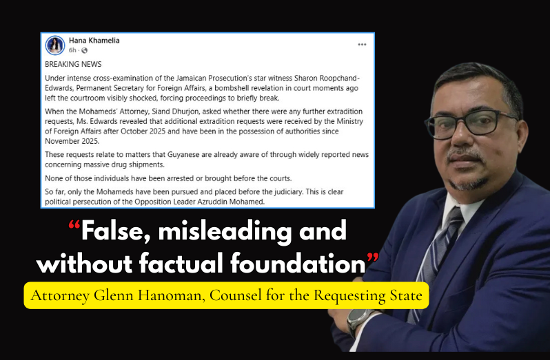‘False, misleading and without factual foundation’ - Guyana Chronicle