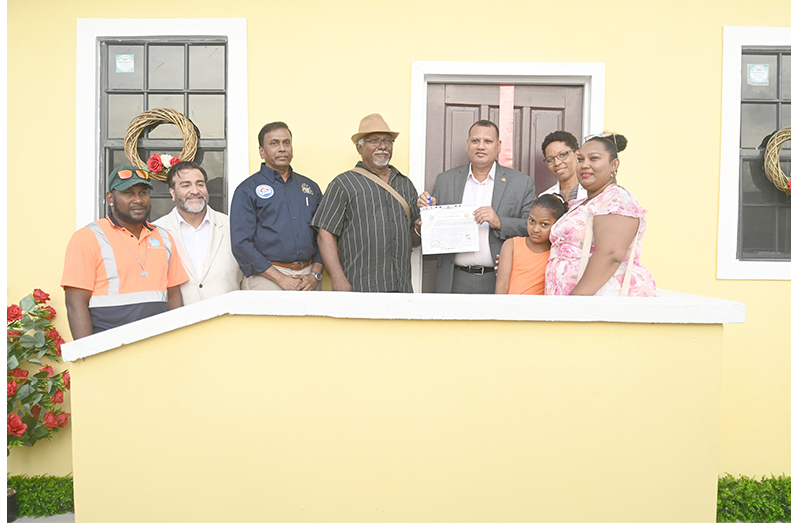 Final batch of core homes handed over - Guyana Chronicle