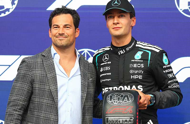 Russell denies Mercedes rival Antonelli pole position for Canadian ...