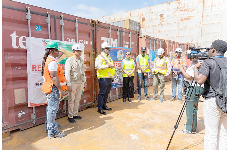 88 containers of relief supplies to leave for Venezuela today - Guyana ...