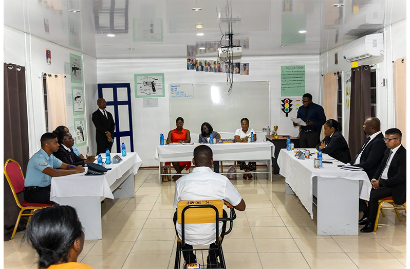 The debate, held at the Guyana Police Force Academy, Eve Leary, on October 22, saw Division #6, which opposed the motion, score 240 points against Division #2’s 185 points