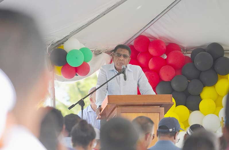 Minister of Agriculture, Zulfikar Mustapha (Sachin Persaud photos)