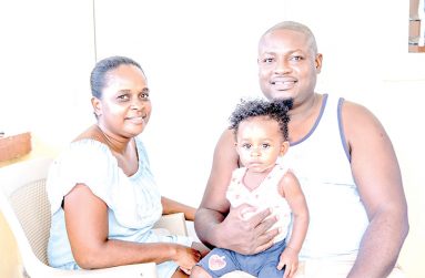 Sonia Grundall, her husband, Marvin and their youngest daughter, Saana