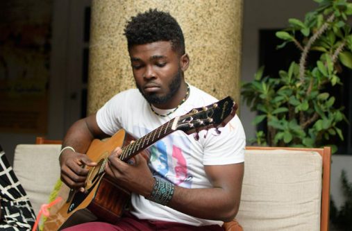 Local singer Abel Stokes.