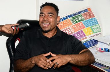 Dr Kurt Stephenson, the medical  doctor with gifted  hands  (Adrian Narine photo)