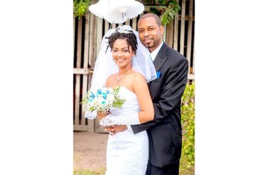 Shaunee and Dexter on
their Wedding Day