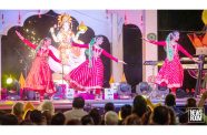 Scores of Guyanese attended the Guyana Hindu Dharmic Sabha's 'Deep Jale'
event at the Kitty Roundabout, Georgetown, on Wednesday evening (News
Room/Vishani Ragobeer photo)