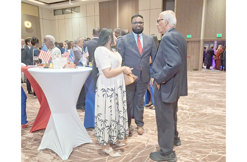 Scenes from the United States' 250 Independence Anniversary celebration held on Thurday (NCN Guyana photos)