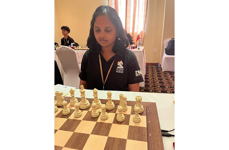 Shazeeda Rahmin after her fourth round victory