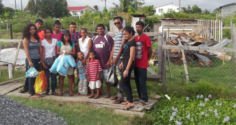 Enterprise Youth Development Group donates to needy family