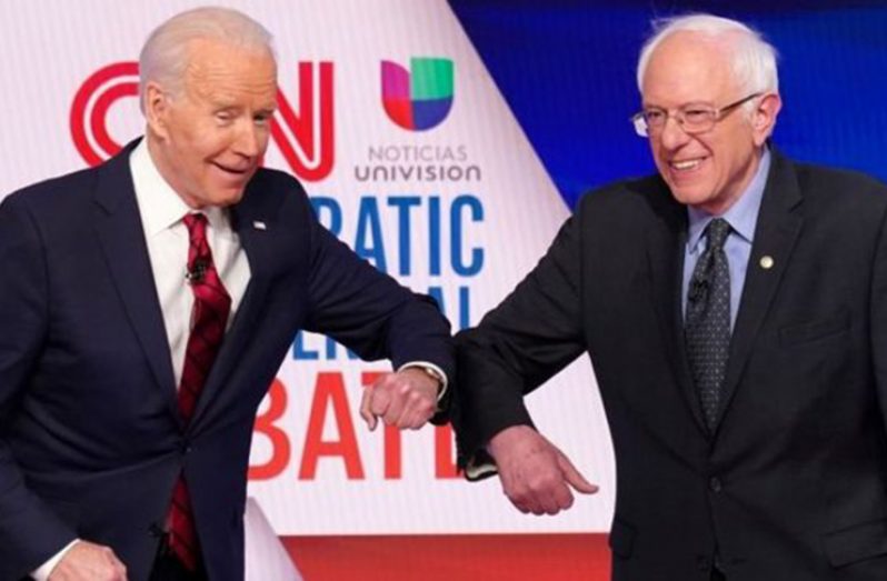 Bernie Sanders (right) and likely Democratic Nominee Joe Biden (left) (REUTERS)