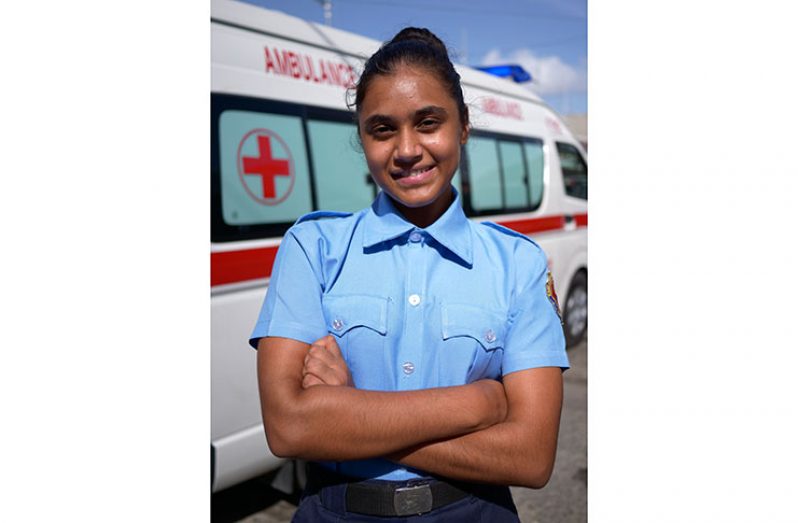 Ms Padmini Lakhram, Emergency Medical Technician (EMT), Guyana Fire Service