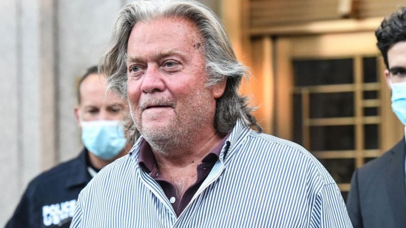 Former Trump strategist, Steve Bannon. 

Photo taken from BBC. Credited to GETTY IMAGES.