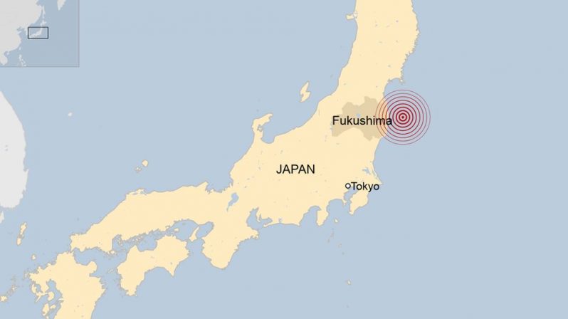 Image showing the earthquake's epicenter. Retrieved from BBC.