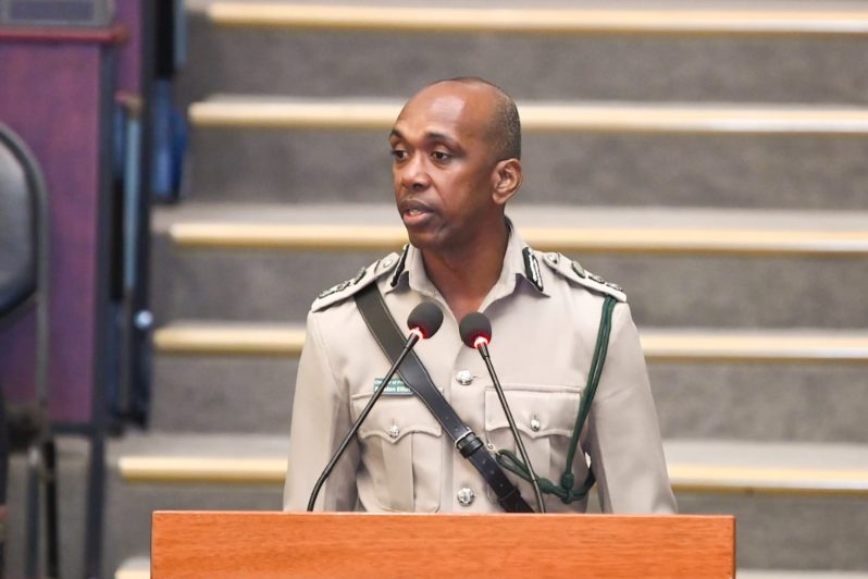 Director of the Guyana Prison Service (GPS) Nicklon Elliot [Delano Williams photo]