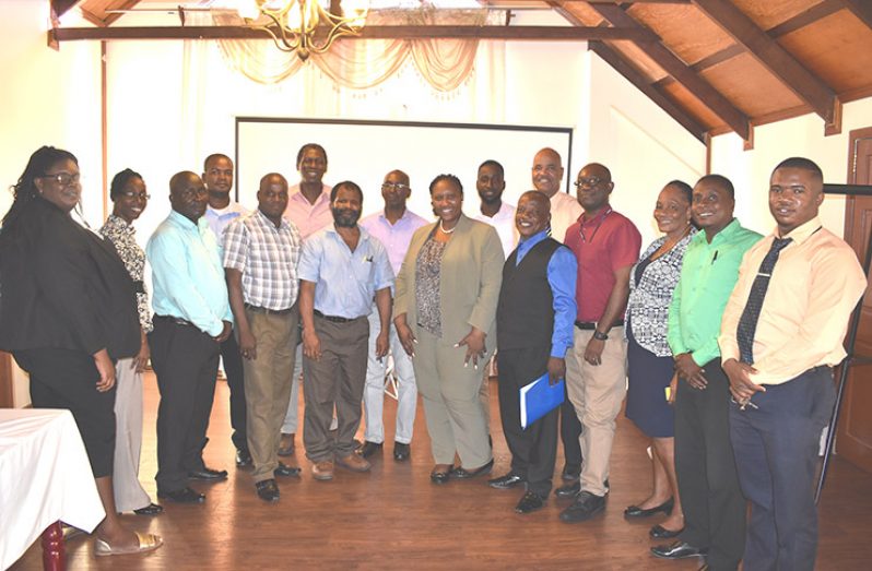 Councillors and officers at the workshop that was organised by the Ministry of Communities