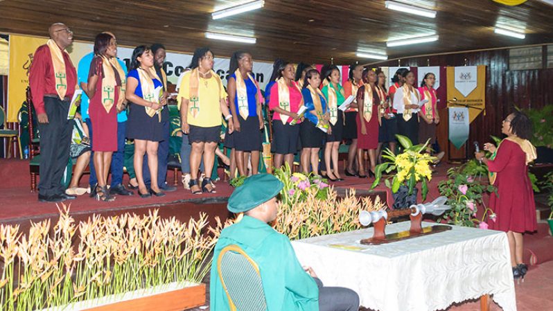 The Jubilee Choir had the audience on the edge of their seats