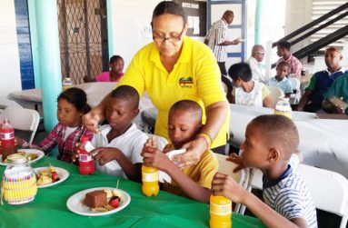 Ms Terry recently helping out at the launch of the ‘Next Generation Foundation,’ a facility that caters for underprivileged kids.