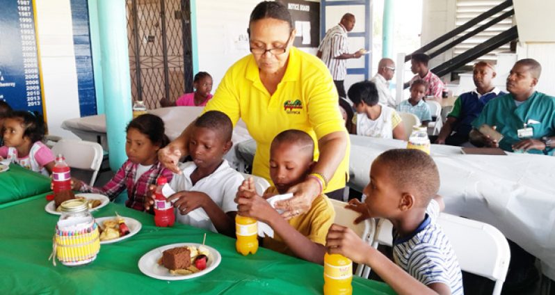 Ms Terry recently helping out at the launch of the ‘Next Generation Foundation,’ a facility that caters for underprivileged kids.