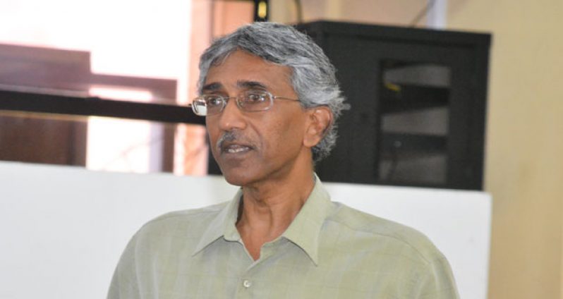 University of Guyana’s Dean of the Faculty of Education and Humanities, Mr Alim Hosein