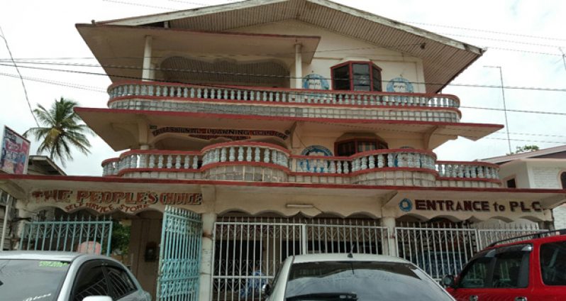 The burgled store at Meten-Meer-Zorg Public Road, West Coast Demerara