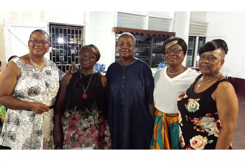 Eloise Gillette and other female members of the
North West Federation at the Reunion at the YWCA.