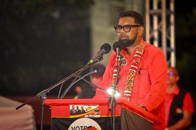 President Dr. Irfaan Ali  (DPI)
