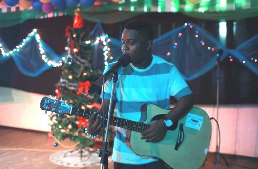 Trevaun taught himself to play the guitar and eventually excelled at it.