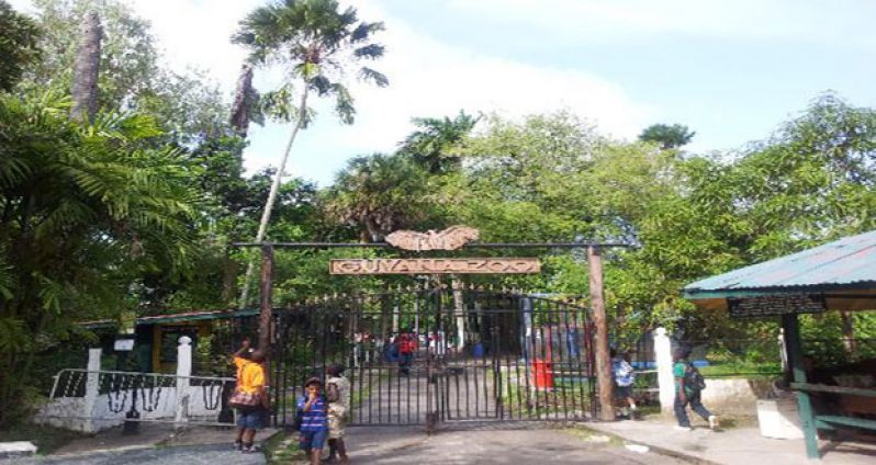 The entrance to Guyana’s Zoological Park