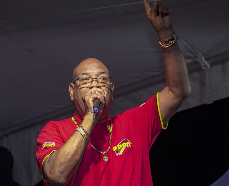 Minister of Public Works, Juan Edghill ( Japheth Savory photo)