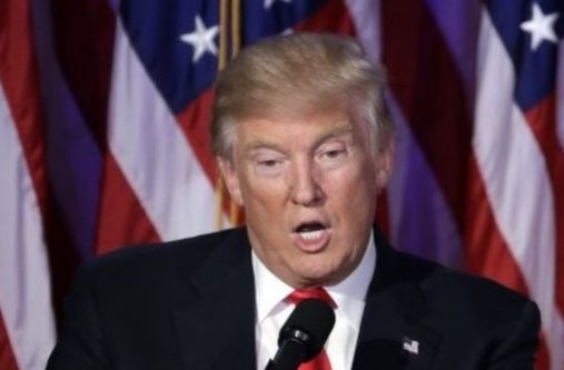 President elect of the USA, Donald Trump